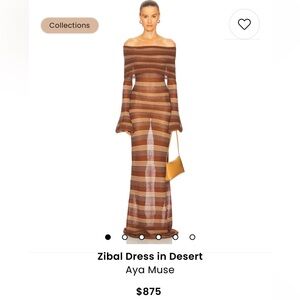 Aya Muse Desert Brown Maxi Dress